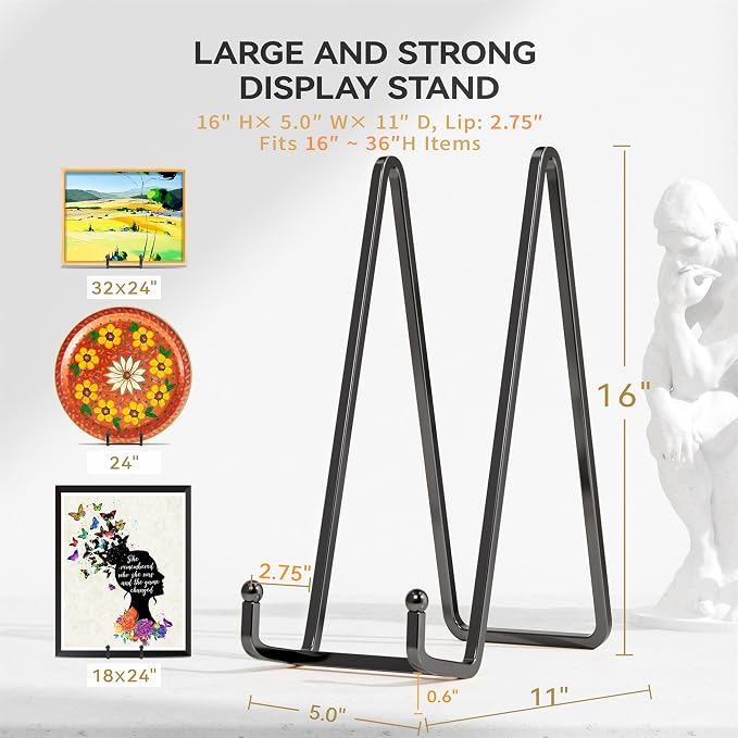 IPAME 16 Inch Heavy Duty Plate Stand - Image 3