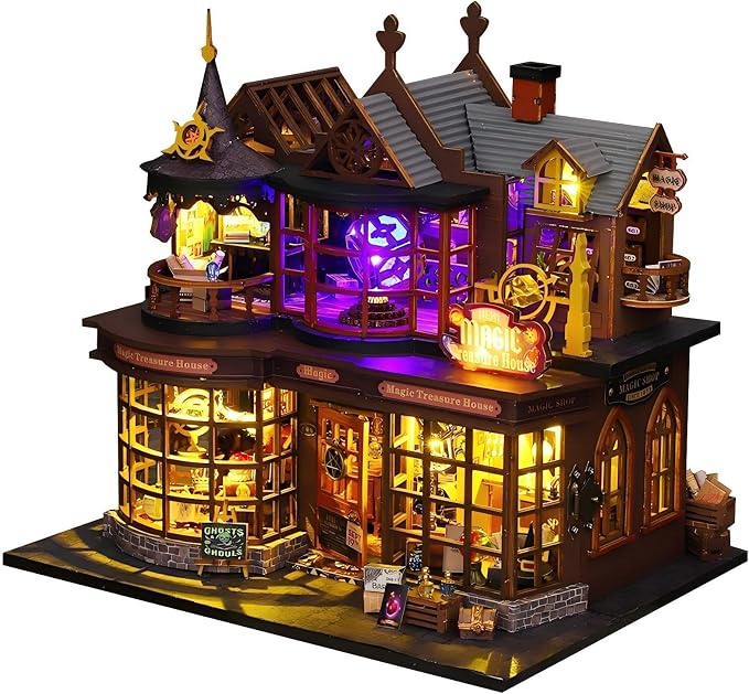 OZJAY DIY Miniature House Kit, Mini House Building Kit by OZJAY