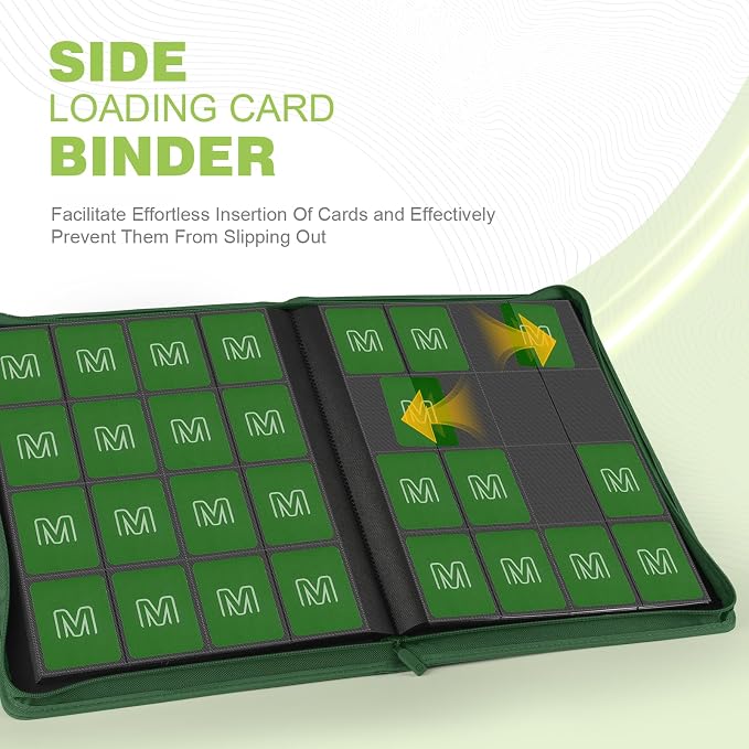 Premium Card Binder 16 Pocket, Trading Card Binder Holds up to 1000+Cards - Image 3
