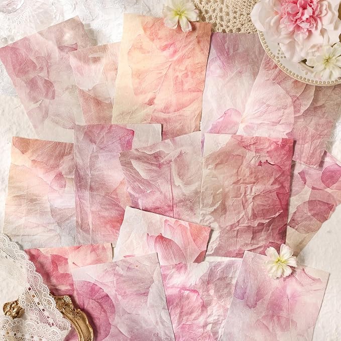90 Sheets Textured Scrapbook Paper, 4x5.5 Vintage Specialty Paper - Image 4