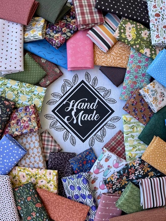 Cotton Fabric Squares Bundle 8x8 Inches – 25 Pcs Assorted Floral & Vintage - Image 4