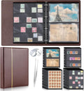 Stamp Collecting Album Binder Kit by Lewtemi