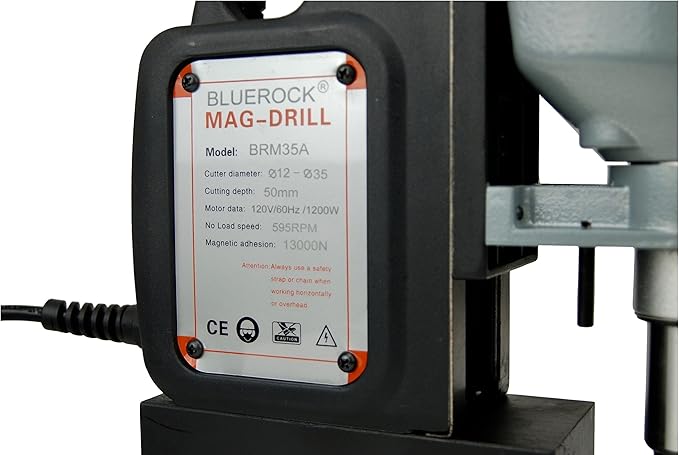 BLACK BLUEROCK Tools Model BRM-35A Typhoon Magnetic Drill Roto-Broach