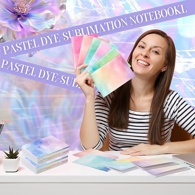Tenceur 30 Pcs Mini Tie Dye Notebooks Pocket Notepads Bulk Tie Dye Small Memo - Image 3