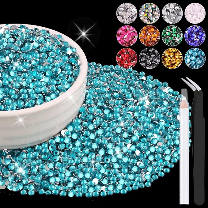 12000PCS 2mm Resin Rhinestones Bulk by BELLEBOOST