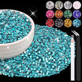 12000PCS 2mm Resin Rhinestones Bulk by BELLEBOOST