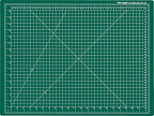 Dahle Vantage 10472 Premium Self-Healing Cutting Mat, 1/2" Grid, 5 Layers by Dahle