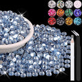 4000PCS 5mm Resin Rhinestones in Bulk, Bedazzling Flatback Crystals Rhinestones by BELLEBOOST