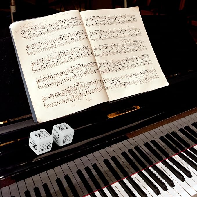 oyeftp Fun Five-Line Staff Music Note Dice - Image 4
