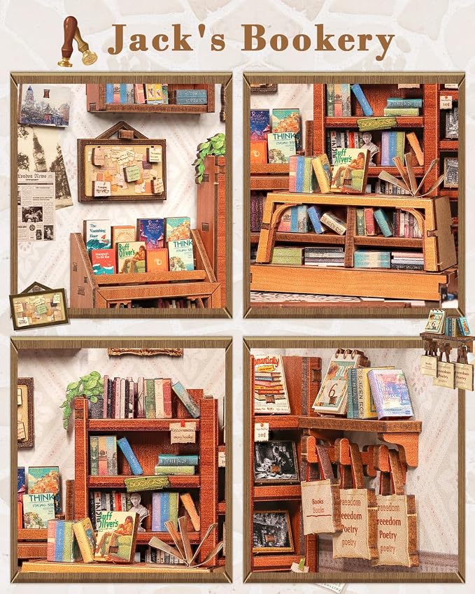 CUTEBEE Book Nook Kit - Image 5