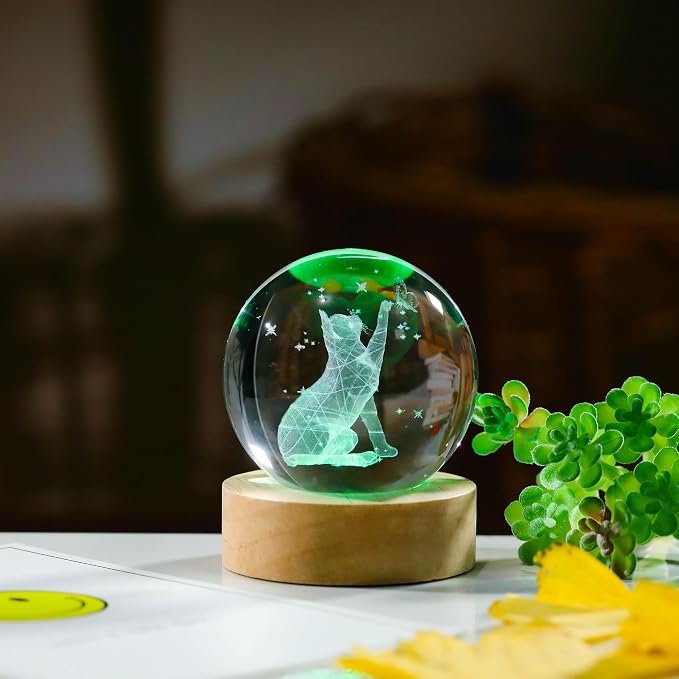 3D Cat Crystals Ball - Image 5