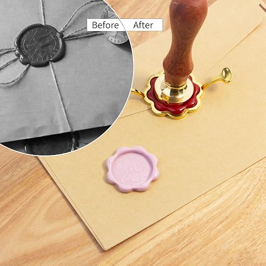 Metal Wax Seal Mold, Round Wax Seal Stamp Mold - Image 4