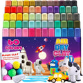 Air Dry Clay, 60 Colors Modeling Magic Clay by ESSENSON