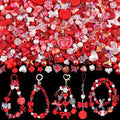 200-260PCS TINKRSTUFF Assorted Red Acrylic Beads by TINKRSTUFF