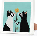 Tiwabb Cat Cross Stitch Kits for Adults Beginner, Stamped Cross Stitch Kits by DIYHomeDecor