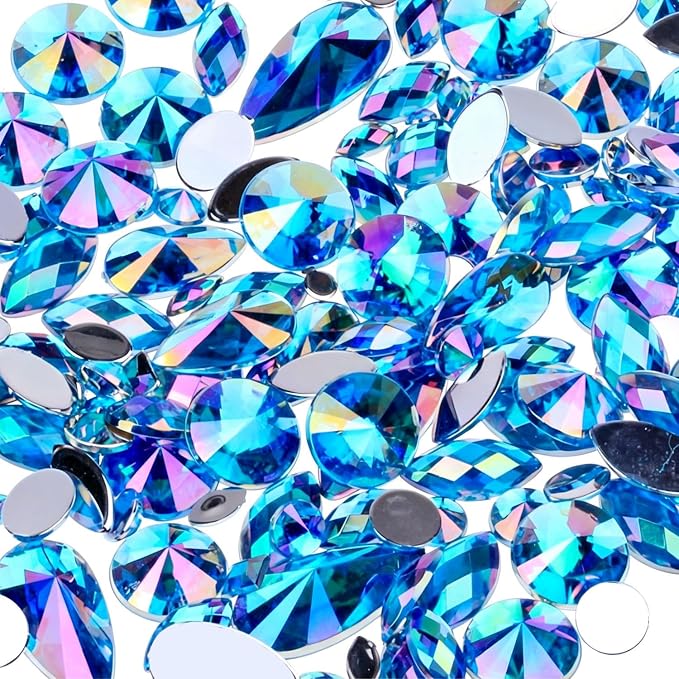 1400PCS Rainbow AB Colorful Gems Rhinestones Jewels by Unknown