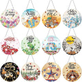 Cinnvoice 12 Pcs Summer Seasonal Diamond Art Hanging Ornament Kit by Cinnvoice