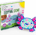Creative Roots Axolotl Stepping Stone Kit, 7-Inch Paintable Ceramic Stepping by CreativeRoots