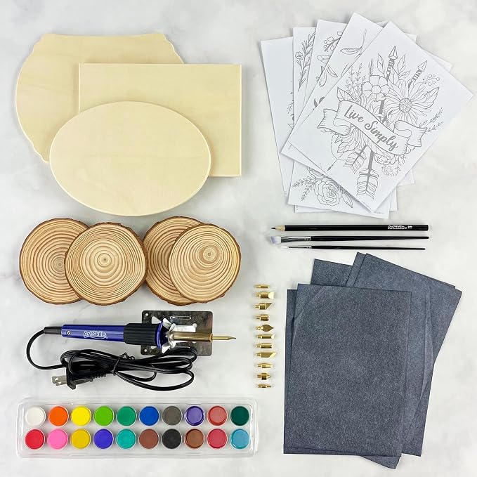 ArtSkills Wood Burning Tool Kit – 55 Piece Complete Woodburning Arts and Crafts - Image 2