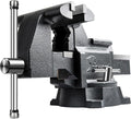 Forward CR50A-5.5In Bench Vise Heavy Duty Vice with Anvil and 210 Degrees Swivel Base (5 1/2")
