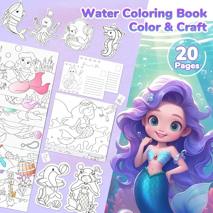 JoyCat Paint with Water Coloring Books - Image 2