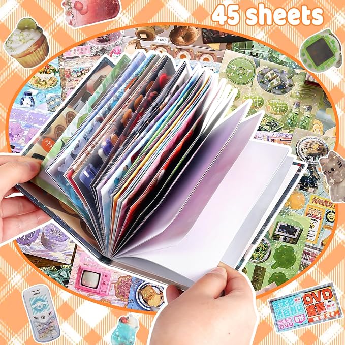 Tmtains 45 Sheets Japanese Sticker Book - Image 3