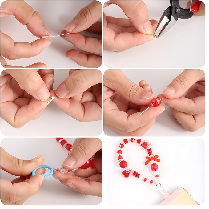 Acrylic Pony Beads Jewelry Making Kit – 96 Colors, UV Color Changing & Glow - Image 2