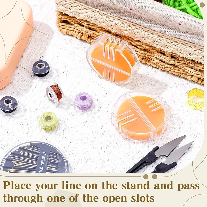 Maitys 2 Pcs Thread Wax Thread Conditioner Beeswax - Image 3