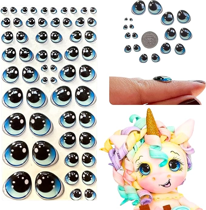 Googly Eyes Self Adhesive by OjitosAdhesivos3D