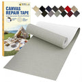 Canvas Repair Tape, 3.2 x 63 Inch Waterproof Heavy Duty Fabric Tape for Furniture, Self Adhesive Canvas Repair Patches for Boat Covers, Sofas, Tents, Louge Chairs, Canopy, Awning Light Gray