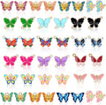 MARFOREVER 40Pcs/20 Pairs Butterfly Charms, Mixed Butterflies Charms by MARFOREVER