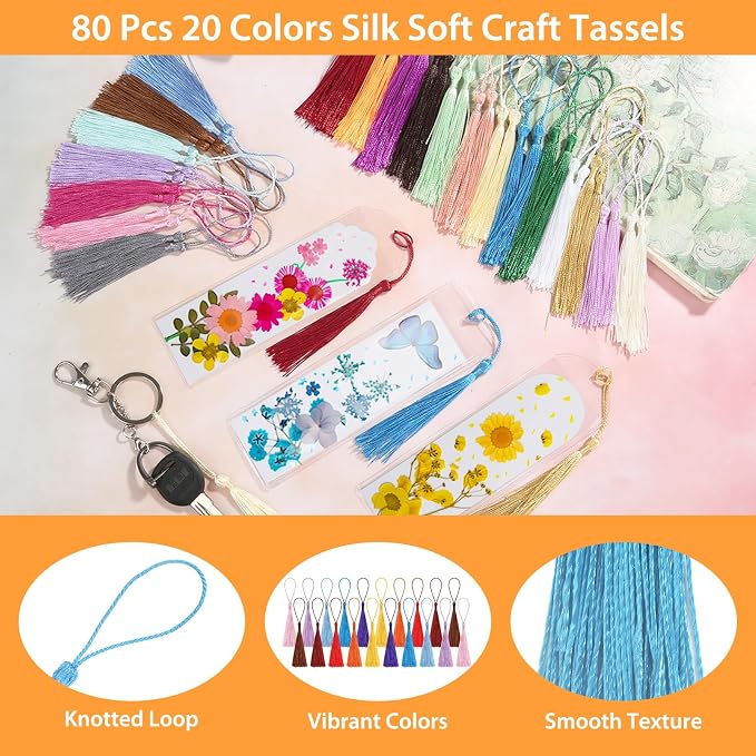 240 Pcs Kraft Paper Blank Bookmarks, 3 Sizes 2 Colors Bookmark Making Kit - Image 4