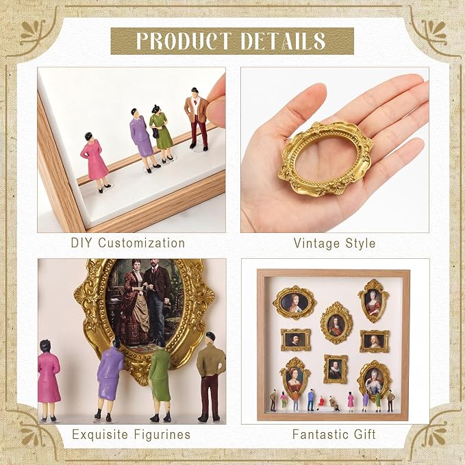 Lineshading DIY Mini Silhouette Shadow Box Museum Frame Kit - Image 5