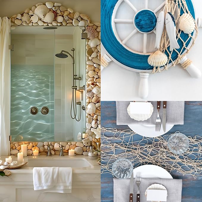 Lanwexy 25PCS Sea Shells Scallop Shells Natural White Sea Shells - Image 6