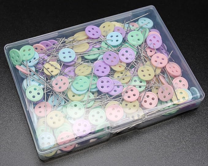 Elisel 200 pcs Multicolor Straight Pins Straight Quilting Pins Craft - Image 5