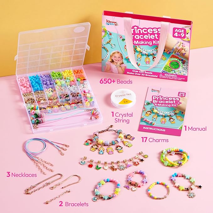 JOVA Klever Kits Princess Bracelet Making Kit, Jewelry Making Kit, Bracelets - Image 4