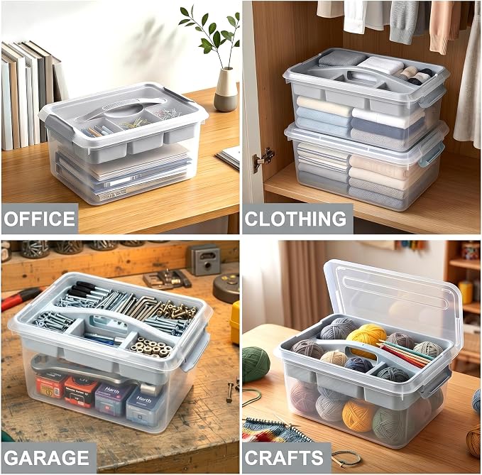 Yesland Portable Craft Storage Box - Image 8