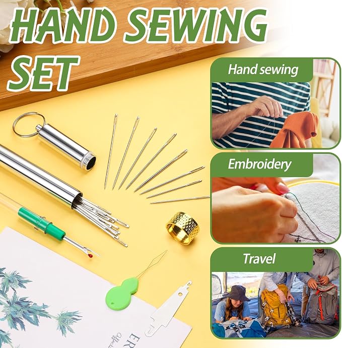 FTEVEN Embroidery Needles, Sewing Sharp Needles - Image 7
