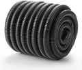 1/4 inch 33ft Wire Loom, Black Split Loom, Outdoor Cord Protector, Flexible Wire Conduit Automotive, Wire Protector Tubing
