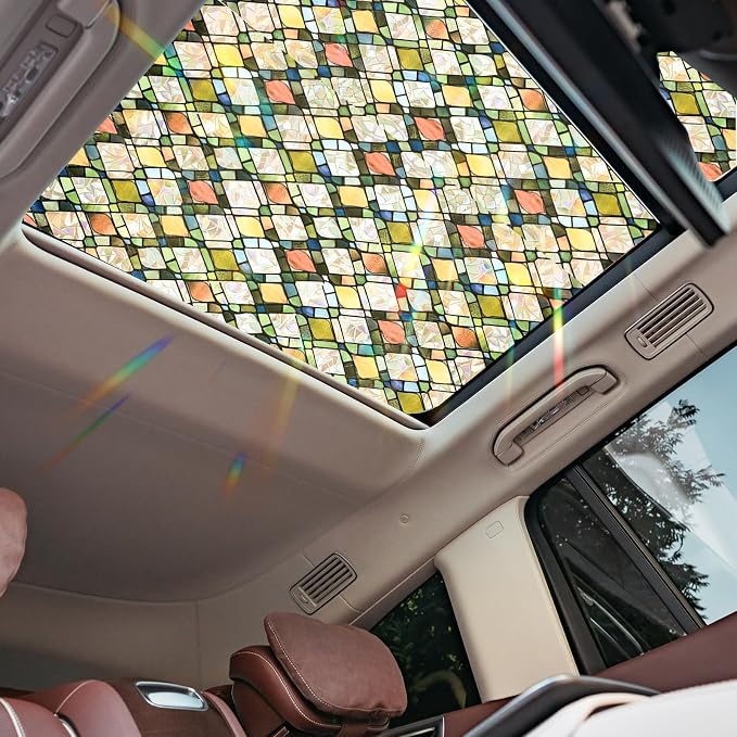 Bloss Rainbow Window Privacy Film Stained Glass Decorative Windows Film - Image 3