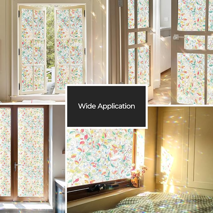 ADD.HERES Window Privacy Film, Stained Glass Decorative Static Cling, Removable - Image 6