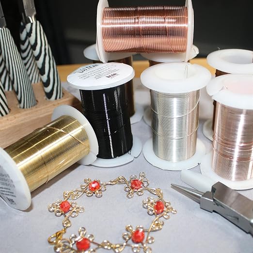 The Beadsmith Wire Elements 24-Gauge Lacquered Tarnish-Resistant Copper Wire - Image 6
