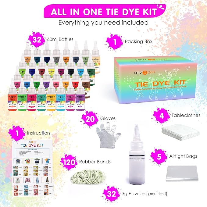 HTVRONT Tie Dye Kit - Image 3