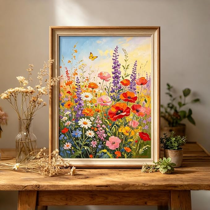 BYGFHLYW 5D Flower Diamond Painting Kits - Image 2