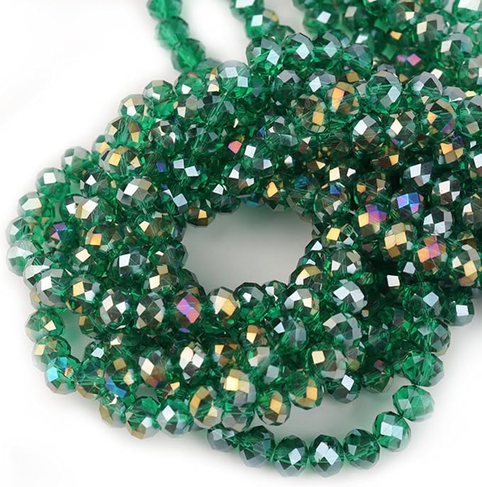 460Pcs 8mm Crystal Glass Beads for Jewelry Making Beads for Bracelets Necklace - Image 6