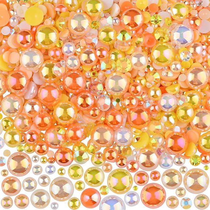 3900+ Pcs Rhinestones and Pearls Kit, 2-10mm Flatback Gems by ShowNow
