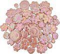500g/1.1lb Ceramic Mosaic Tiles Mixed Shapes of Flowers, Mushrooms by Unknown