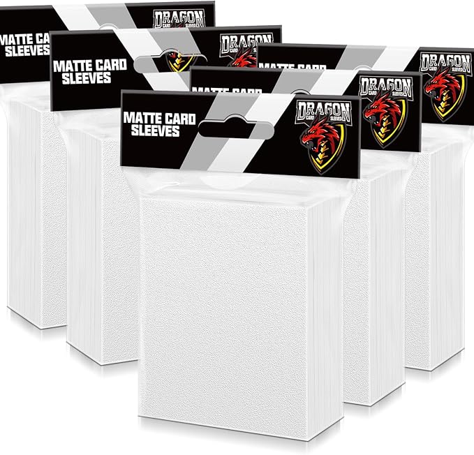 Kitoyz 500Pcs Card Sleeves for Trading Card, Matte Card Sleeves Deck Card by Kitoyz