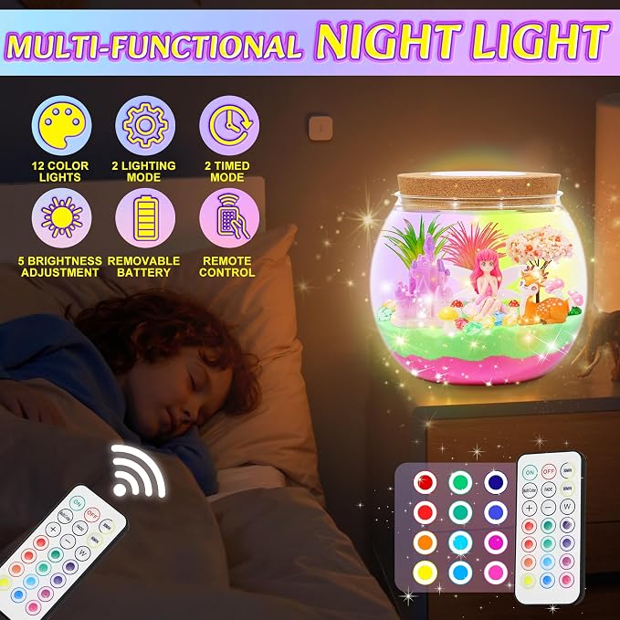 Gifmore Fairy Light Up Terrarium Kit - Image 5