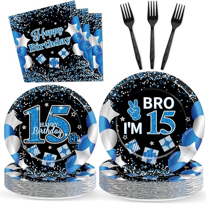 100 Pcs 15th Birthday Decorations by Qyeahkj